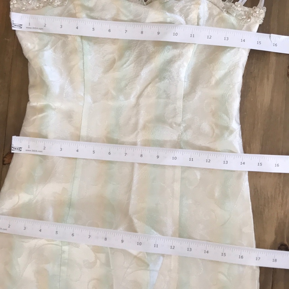 Vintage 90s Prom Dress ZUM ZUM Satin - Picture 14 of 14